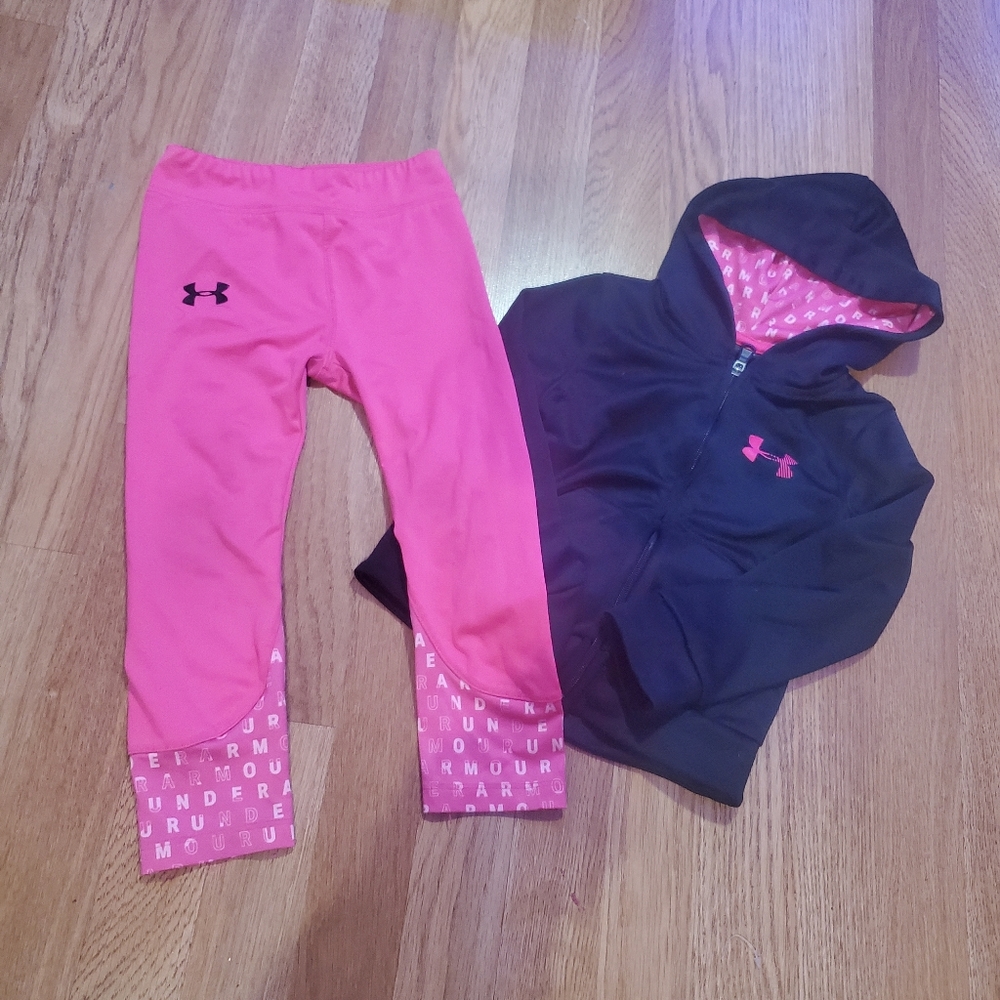 Little Girls 2 PC Under Armour Outfit